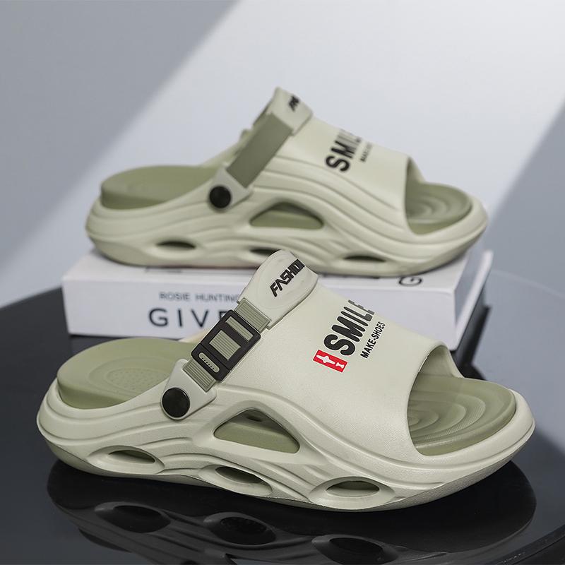 Summer Men's Large Size Sandals EVA Soft Soled Slippers Home Casual Slippers Beach Sandals