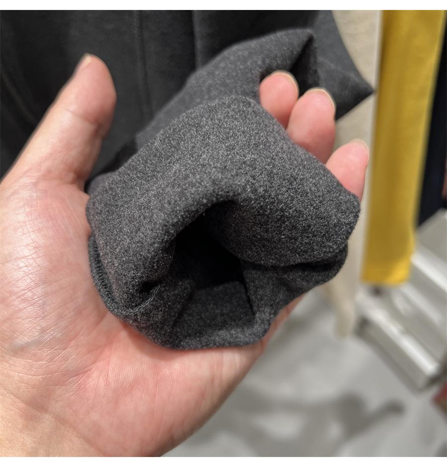 Women's Spicy Girl High-Neck, Waist-Cinching Warm T-shirt: Long-Sleeve, Double Zipper, Polar Fleece Base/Outerwear for Autumn/Winter