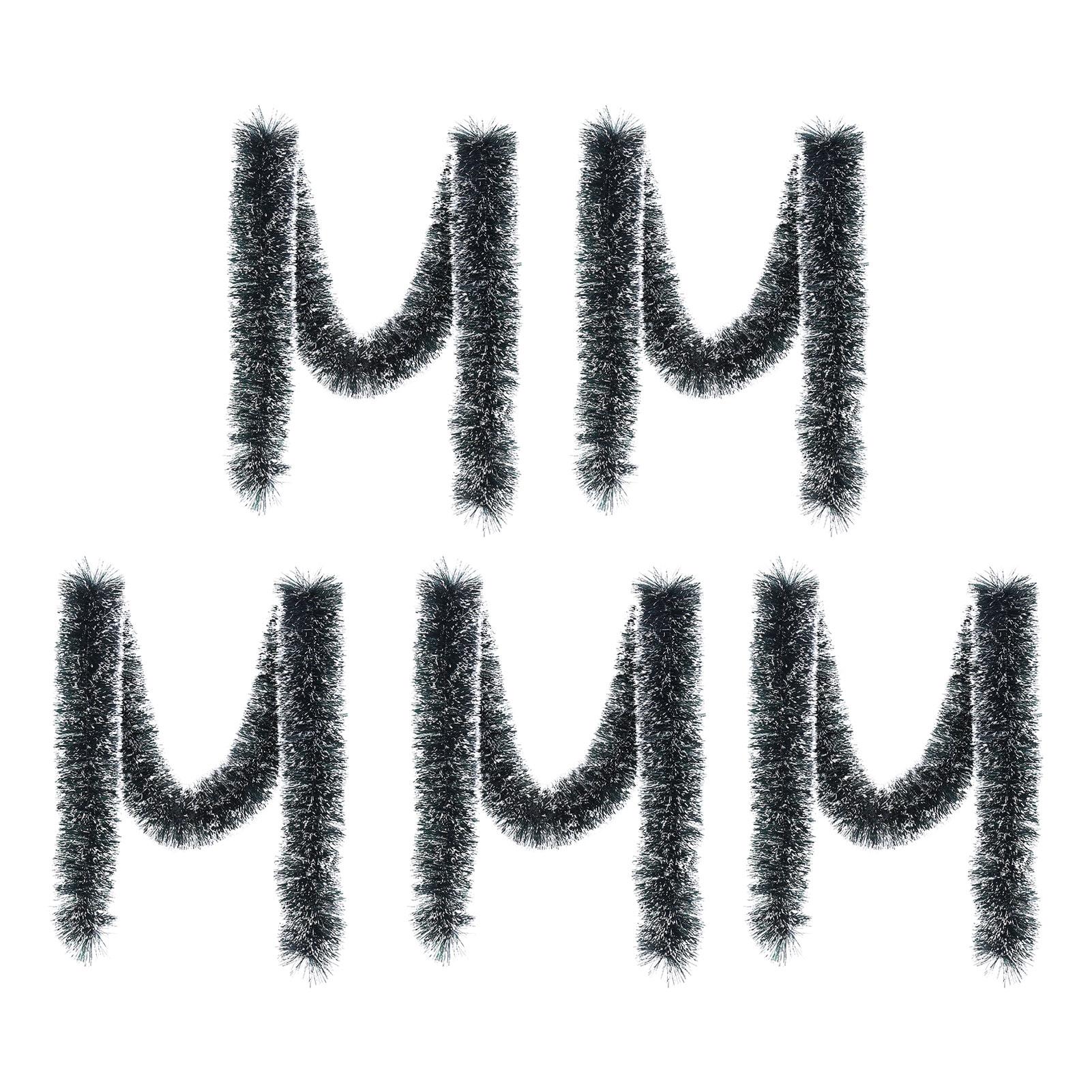 

5piece Christmas Decor Ribbons Garland Realistic Appearance Addition To Christmas Decorations Low Maintenance PET