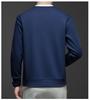 Embroidered Pony Logo Men's Sweatshirt: Fleece-Lined Cotton Blend for 2025 Autumn/Winter Fashion