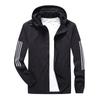 Hooded Jacket Men's Color Matching Autumn and Winter New Men's Youth American Luxury Fashion Casual Coat Jacket