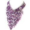 Les Trésors De Lily [N7220] - Purple 'Kilimanjaro' Designer Necklace