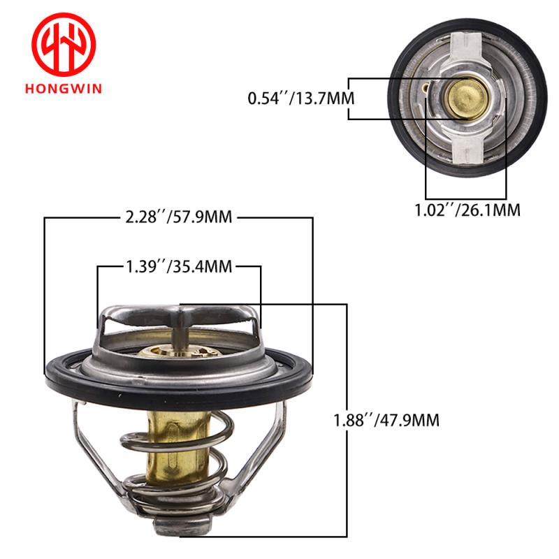 12622410 Thermostat de liquide de refroidissement moteur pour Saturn L100 LW200 L200 Chevrolet Cavalier Classic Cobalt Malibu Pontiac Pursuit