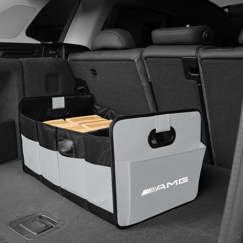 Car Trunk Organizer Storage Box Foldable Large-capacity Case For Mercedes Benz AMG E S C A B Class GLE W204 W203 W205 W210 W213
