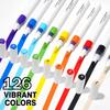 ROSYMENG 126/9 Colors Acrylic Paint Marker Pens Soft Brush Professional Drawing Pens PK LANGUO School Stationery Art Supplies