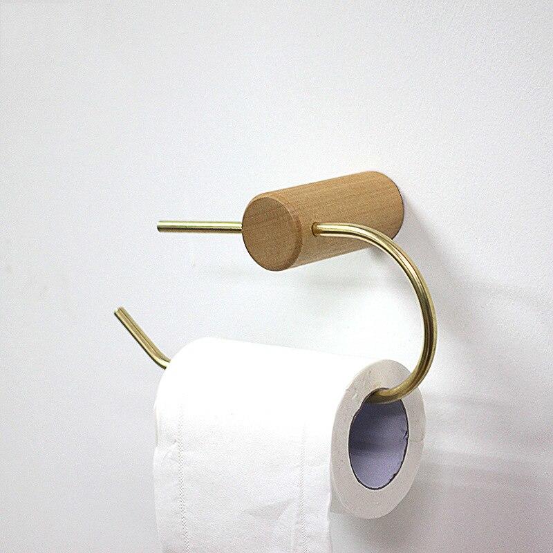 Nordic solid brass bathroom towel hanger wall towel hanger toilet towel handle toilet hanger kitchen test stand |