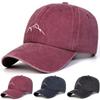 Unisex Berggewaschener Denim Stickerei Baseballkappen Frühling Herbst Outdoor Verstellbar Lässige Hüte Sonnenschutzmütze Sportkappe