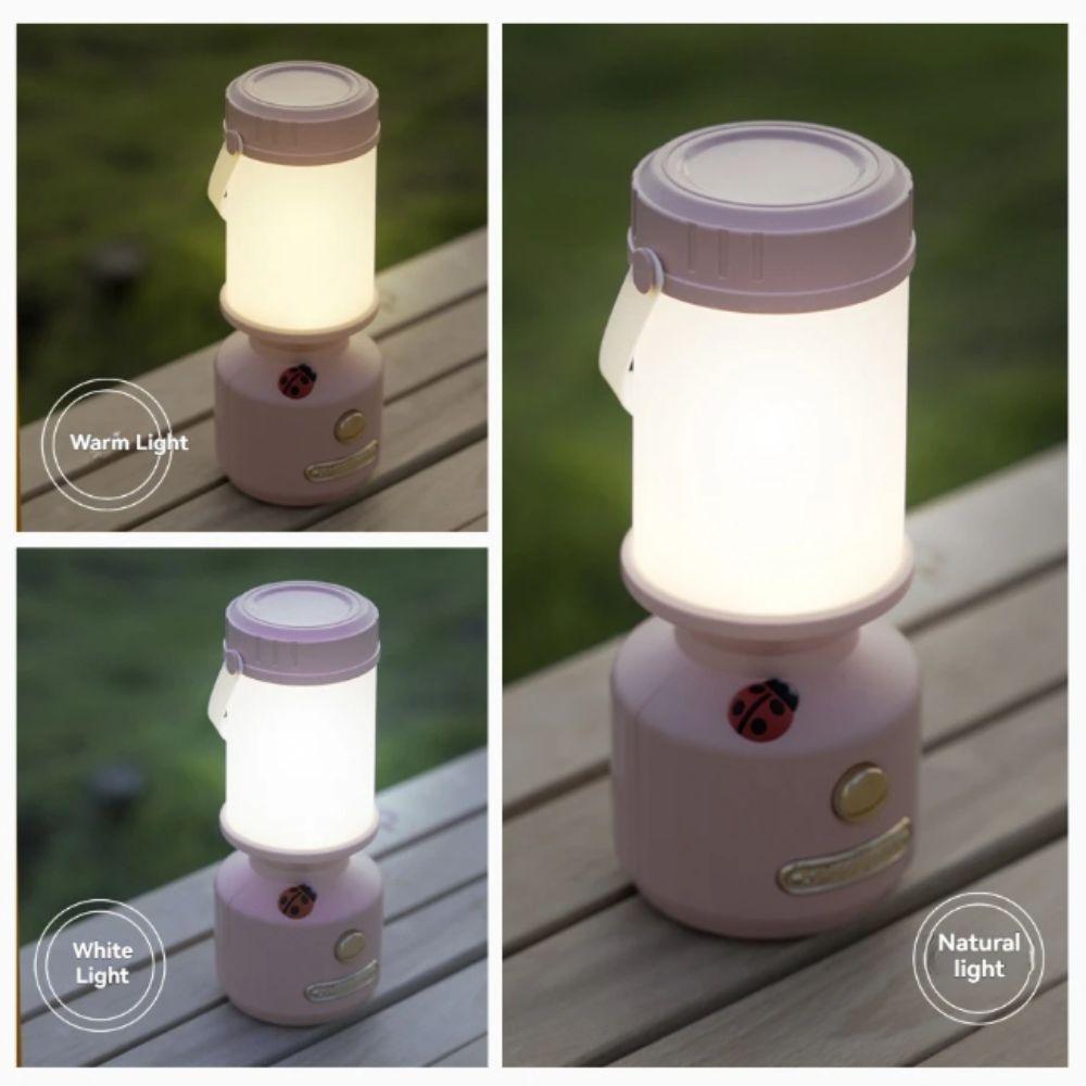 3 Color Stepless Dimming LED Camping Lamp Rechargeable Battery Portable Design Rechargeable Light LED Technology