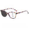 Stripe Printed Photochromic Reading Glasses Women Men Fashion Cat Eye Progressive Multifocal Glasses Unisex Cat Eye Presbyopia