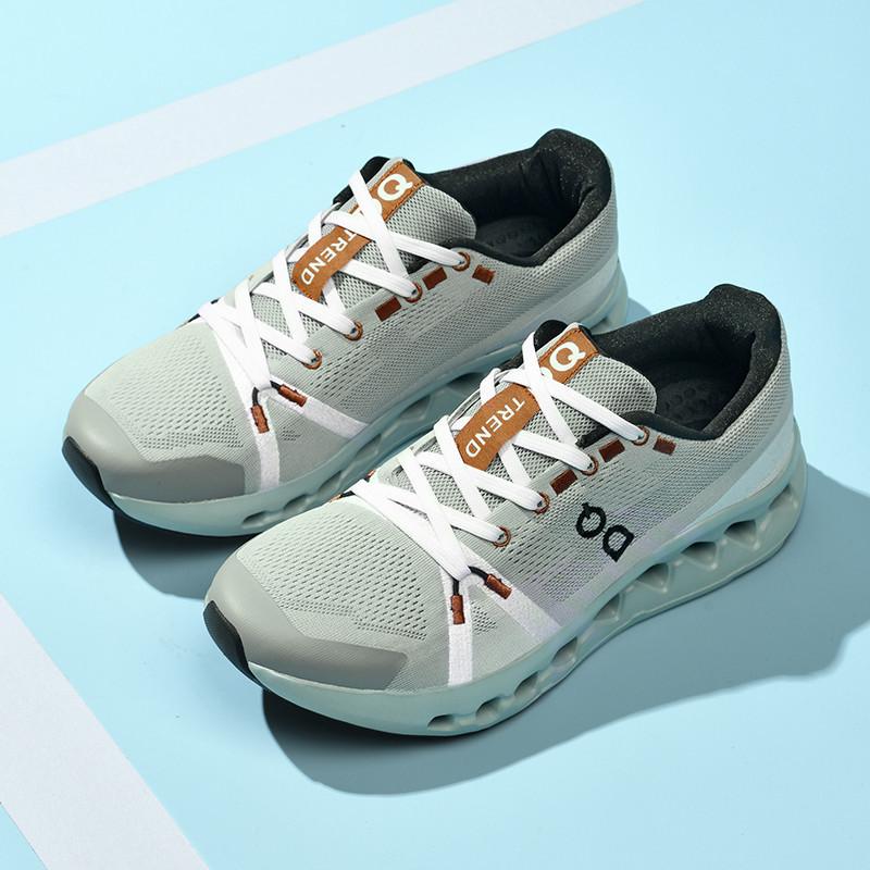Men's and women's running shoes mesh breathable sneakers thick-soled shock-absorbing running shoes