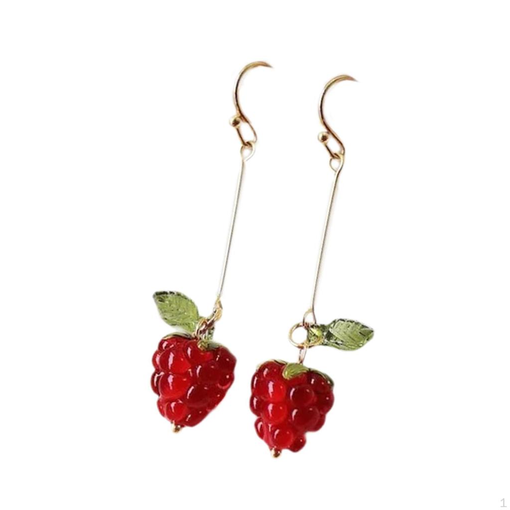 Orecchini Lamponi Eleganti Estivi per Donna Anniversario Compleanno Festivi