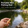 High Carbon Fiber Fishing Rod Soft Action Telescopic Short Mini Hand Pole Portable Stream Cane Sea River Freshwater 1.2-2.1M