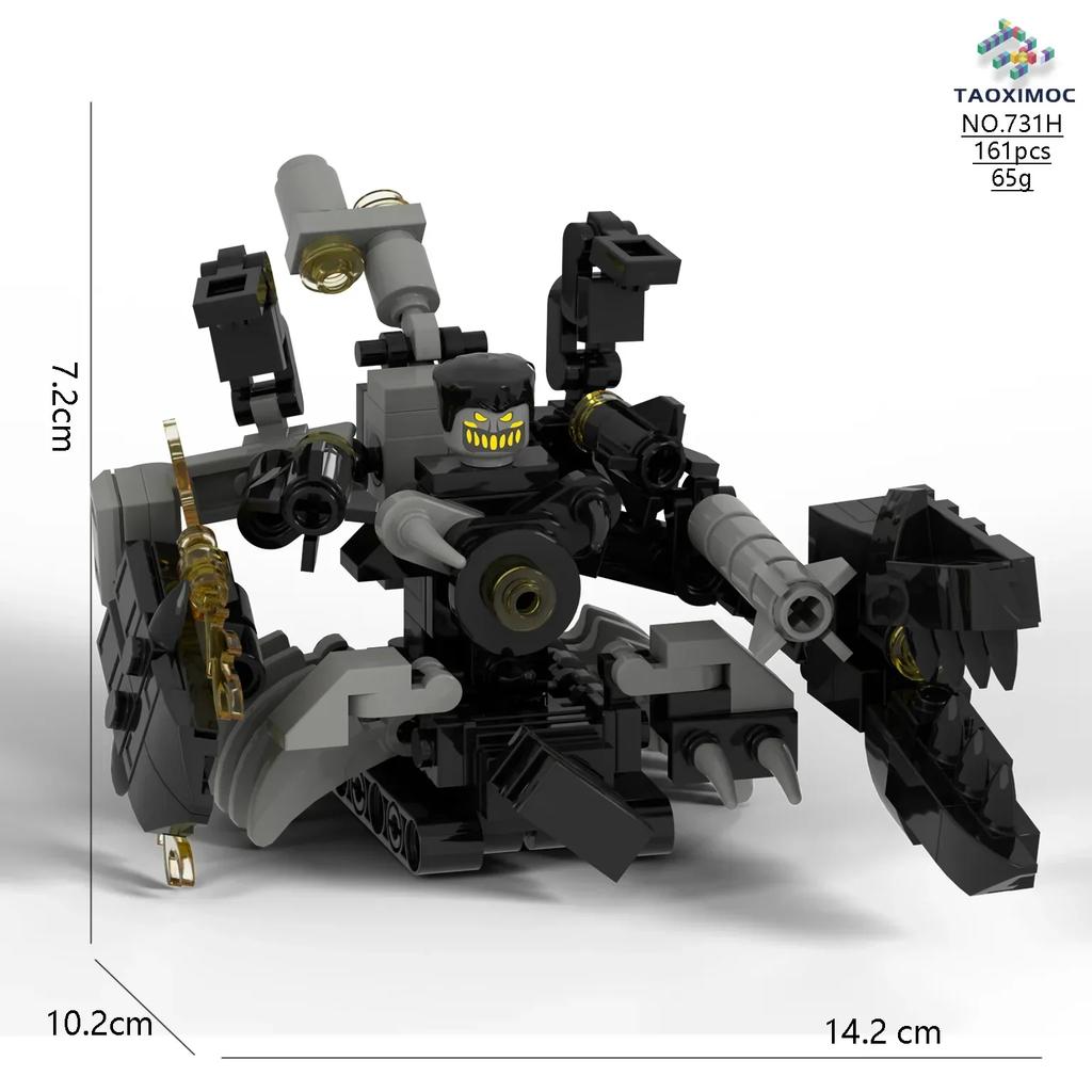 Titan ClockMan Upgrade Blocks TVman Mini Blocks Titan Dragon Drillman Titan Cameraman Building Dark Clock Man Blocks Mini Figure