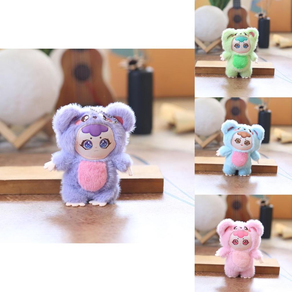 Plush Stuffed Animal Keychain Backpack Charm With Super Soft Short Plush For Kids Cute Decor Gift