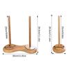 Double Wooden Yarn Holder Rotatable Wooden Yarn Skein Spinner Revolving Yarn Ball Stand Stable Yarn Holder Dispenser