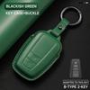 Genuine Leather Car Key Case Cover Key Bag For 7HES Crown Hilux Prius Camry Corolla CHR C-HR RAV4 Land Protect Set Accessories HGL3