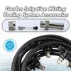6mm Low Pressure Misting Nozzles 0.15-0.8mm Fine Atomizer Sprayer Slip Lock Quick for Garden Irrigation Humidification Cooling