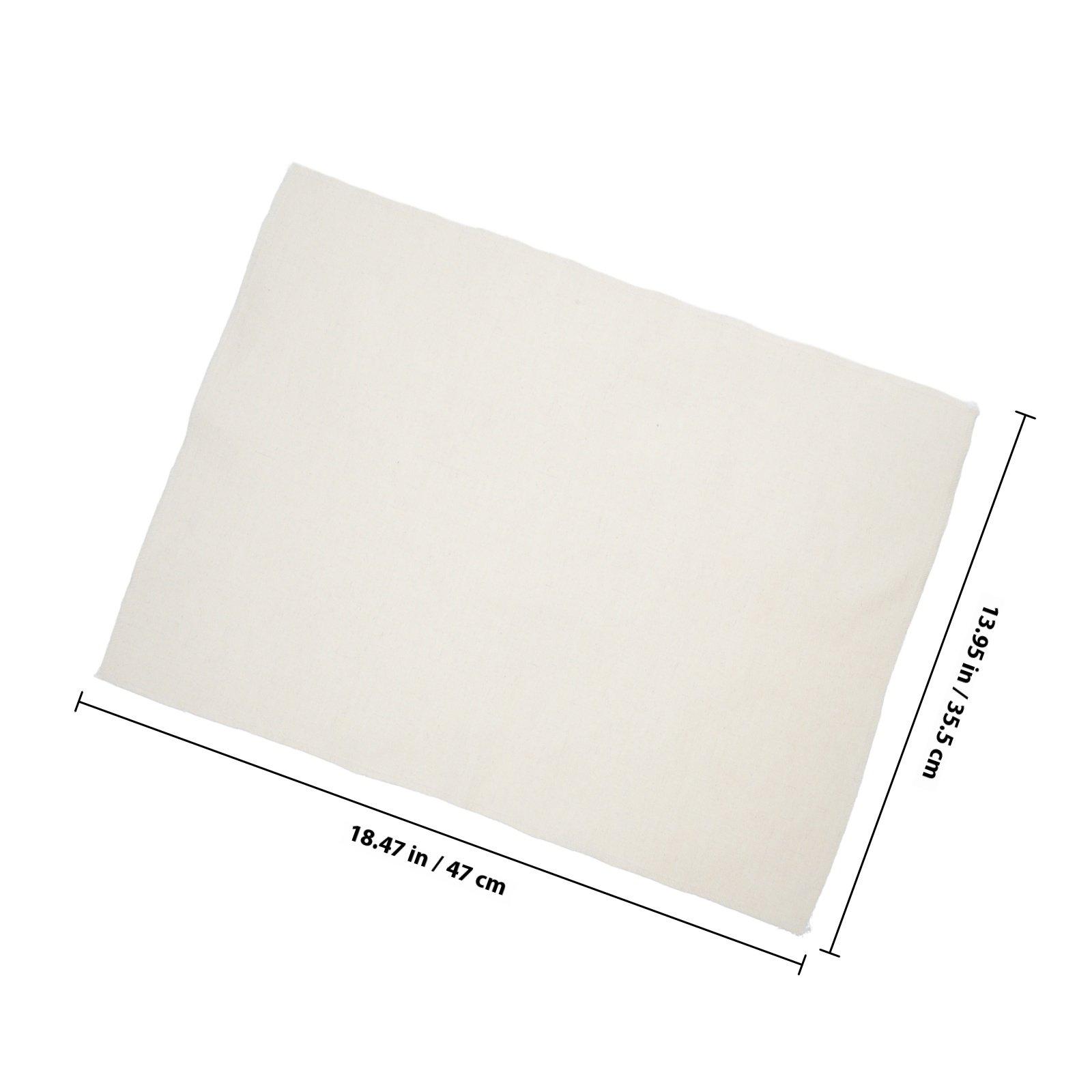 

2Pcs Anti-Oil Dust Proof Cloth Thick Cotton Bread Dough Fermented Liner Reusable Baking Proofing Cover for Kitchen Pastry Making