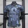 Sommer Fotball Treningstopp Brasil Spesialutgave Jesus Svart Grå Fotballdrakt Voksen Barn Utendørs Herre T-skjorter Hot Topp