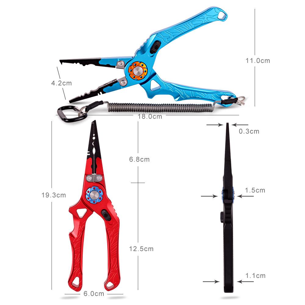 Fishing Pliers Saltwater Resistant Fishing Tools Multi Function Fishing Pliers Accessories Men Fishing Gifts