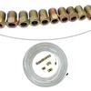 Kit Linea Freno Auto da 25 Piedi 3/16 Pollici Raccordi Linee Freno Kit di Riparazione Linee Freno Per la Maggior Parte dei Veicoli Auto SUV Camion Parti Freni