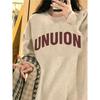 Unisex Crewneck Sweatshirt Geometric Print Casual Top Teens Early