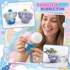 Elephant Shaped Squeeze Toy with Bubble Pop Feature for Stress Relief and Sensory Play for Home Office and School Use