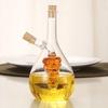 Sealed Irregular High Borosilicate Glass Oil and Vinegar Cruet Bottle