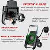 Motorcycle Wireless Charger Holder Phone Mount USB C QC 3.0 Fast Charging Cradle