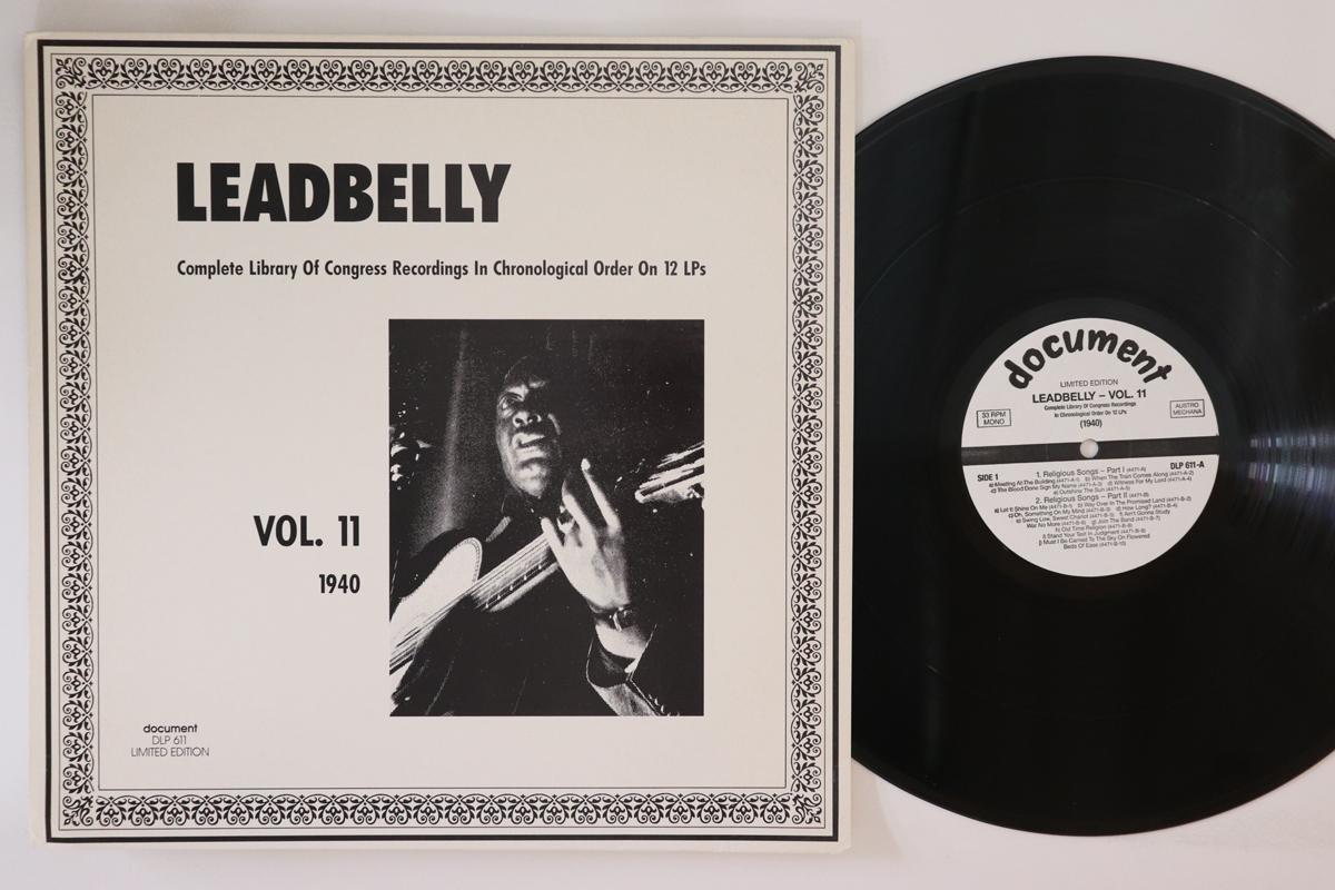 

LP Record LEADBELLY - Vol. 11 1940 DLP611 DOCUMENT 1990 Austria Blues Used