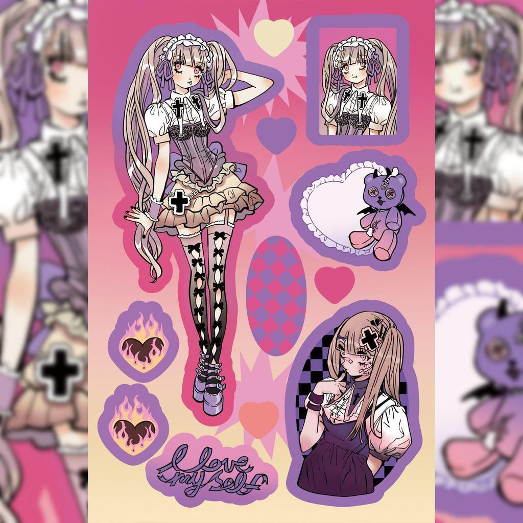 Korean Domi Character Stickers for Journals & DIY Phone Cases