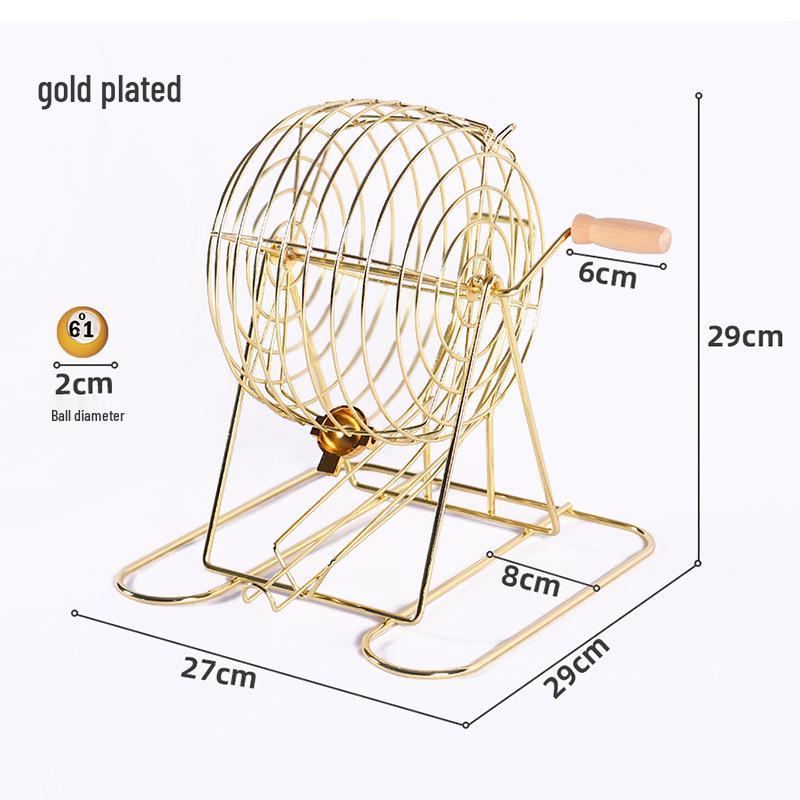Mini Manuelle Bingo-Lotteriemaschine für Kinder oder Veranstaltungen