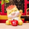 Traditional Cartoon Horse Year Mascot Resin Blessing Words Horse Ornament Mascot Chinese Style Zodiac Horse Ornament Gift