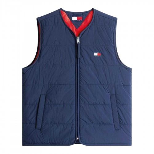 Tommy Jeans Mens Flag Logo Quilted Gilet