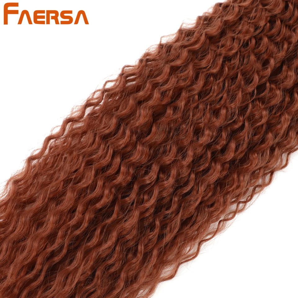 Afro perwersyjne kręcone włosy rozszerzenia syntetyczne afrykańskie szydełkowe włosy plecione dla Afro kobieta 20 30 Cal Ombre różowy imbir kobiety