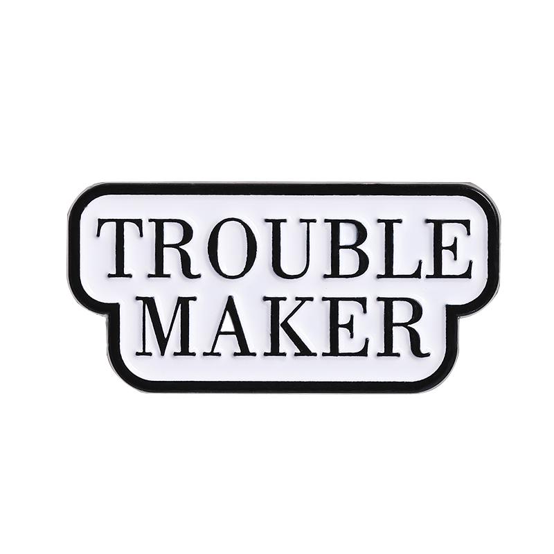Just Here to Establish an Alibi Enamel Pin True Crime Custom Quote Brooch Lapel Backpack Badge Fashion Jewelry Gift for Friends