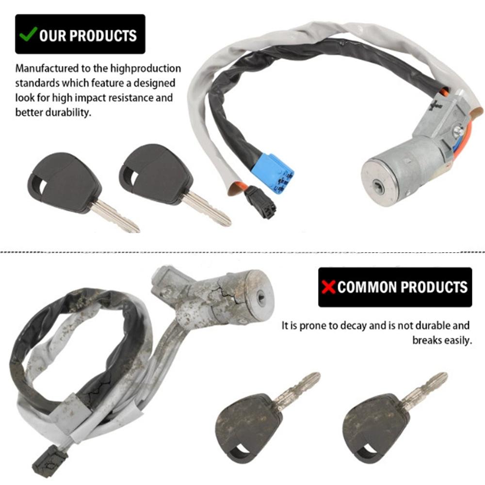 

Комплект цилиндра замка зажигания 4162CF для Citroen Berlingo Peugeot Partner 2002-2008