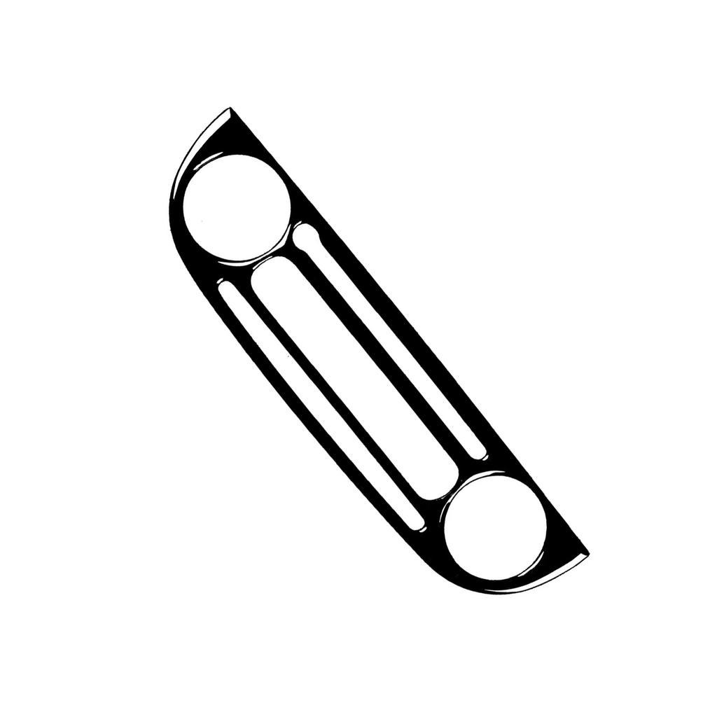 Radio Panel Trims Cover Decorative Stickers Auto Interior Accessories for Fiat 500 2012-2015 Modification Panel Stickers