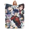 Blue Lock 2 Blankets Manga Anime Plush Novelty Breathable Throw Blanket for Home Restaurant Spring/Autumn