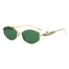 Fashion new retro plain sunglasses personalized versatile street shot UV protection sunglasses trendy women's glasses