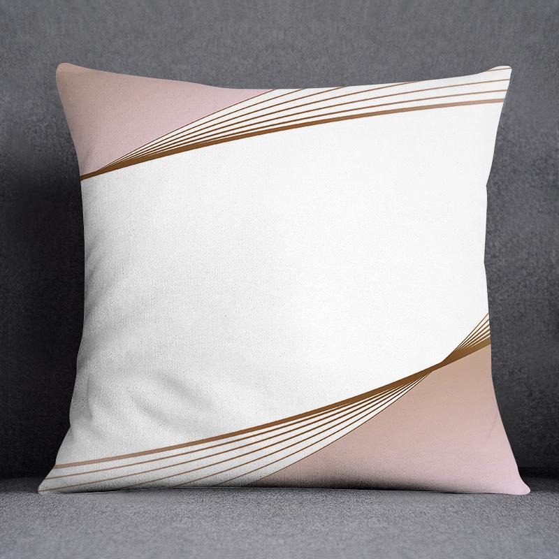 

Геометрический цветочный узор, украшение для дома, наволочка, квадратная наволочка, чехол для подушки для домашнего офиса 40x40cm