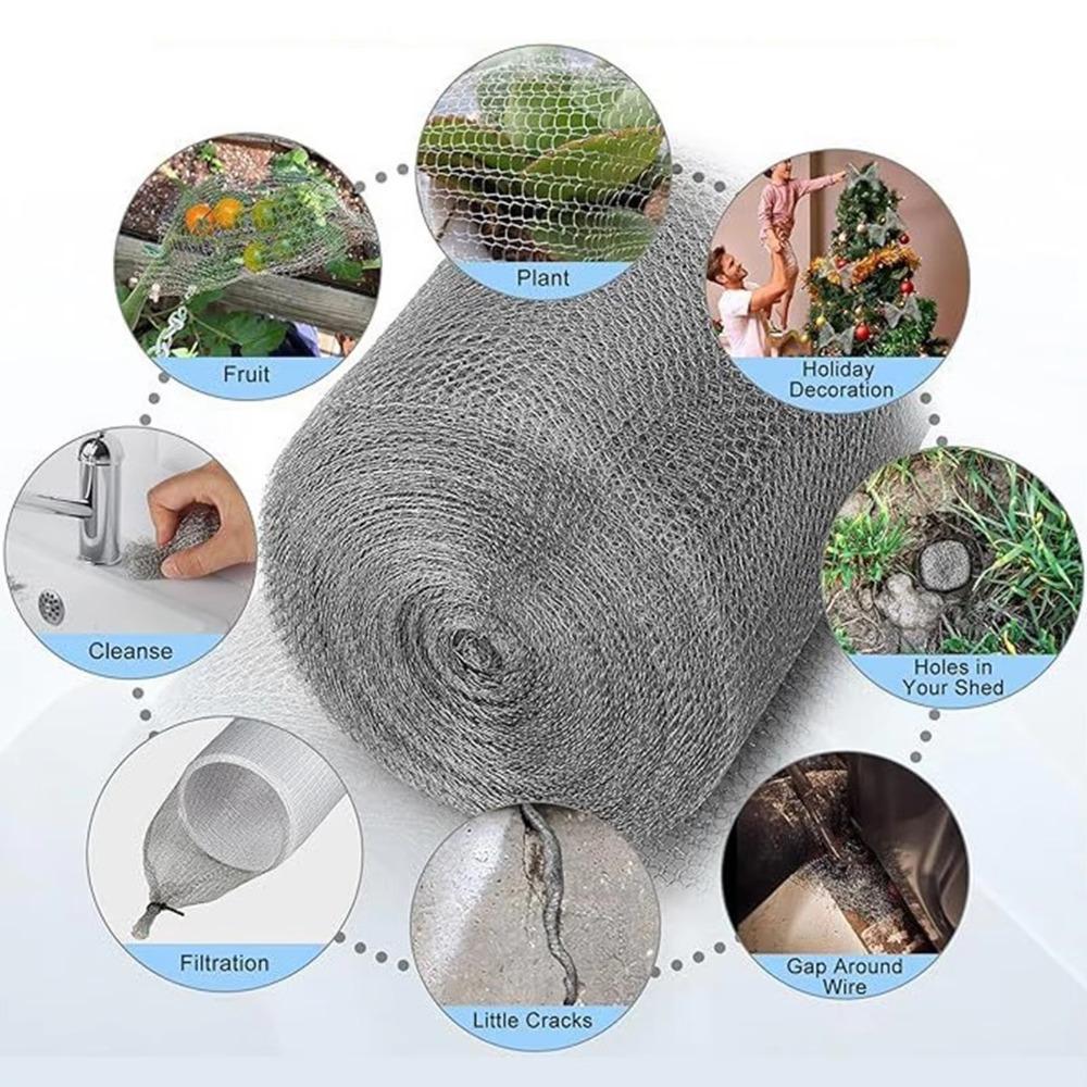 3/6M Tight Mesh Rodent Protection Mesh Woven Filter Garden Netting Pest Protection Mesh  Seedlings