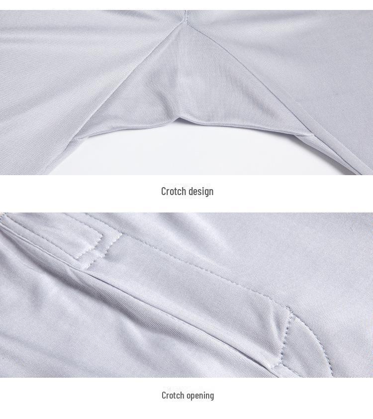Tangge Set Intimo Termico da Uomo in Maglia di Seta di Gelso a Doppio Lato - Tinta Unita per l'Autunno