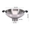 Stainless Steel Wide Mouth Funnel Dual Handles Kitchen Funnel Durable Canning Funnel  Kitchen
