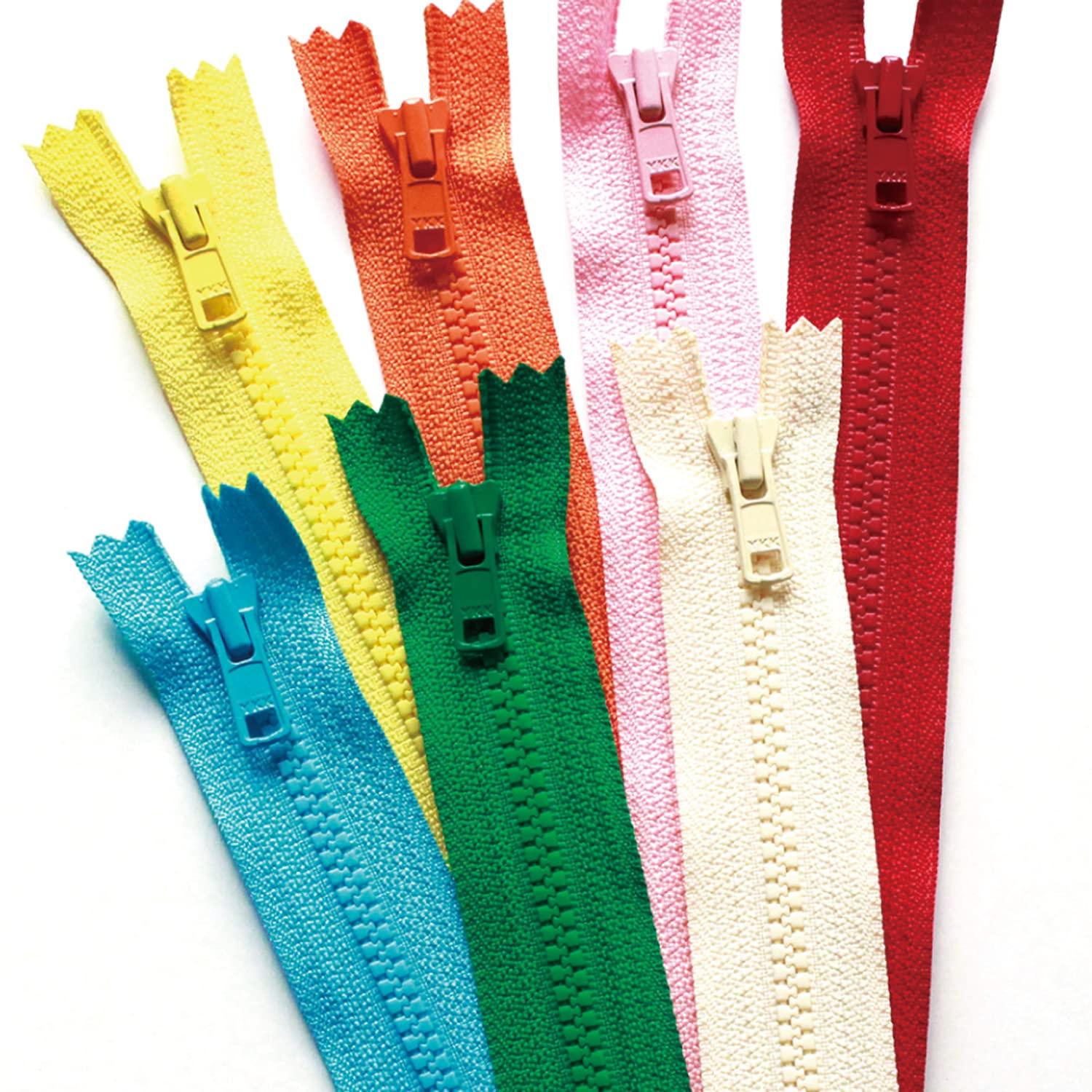 

Молния Vislon для сумки pop color 30 см 7 цветов по 1 шт. каждого YKK. 4VC30-7MIX