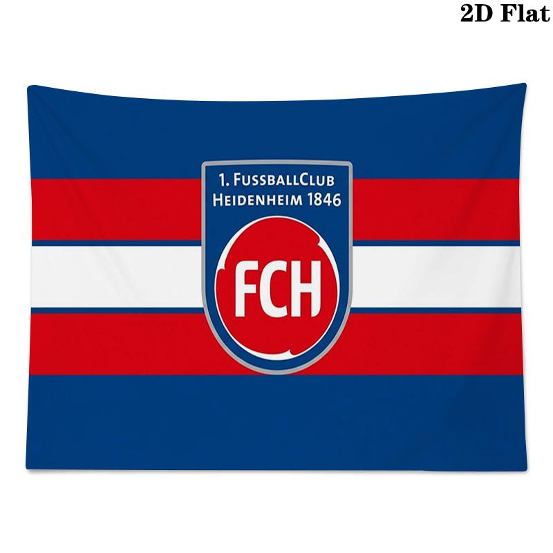 FC Heidenheim Wall Tapestry Aesthetic Wall Hanging Printed Fabric Blanket Decorative Tapestries for Bedroom Living Room Home Decor
