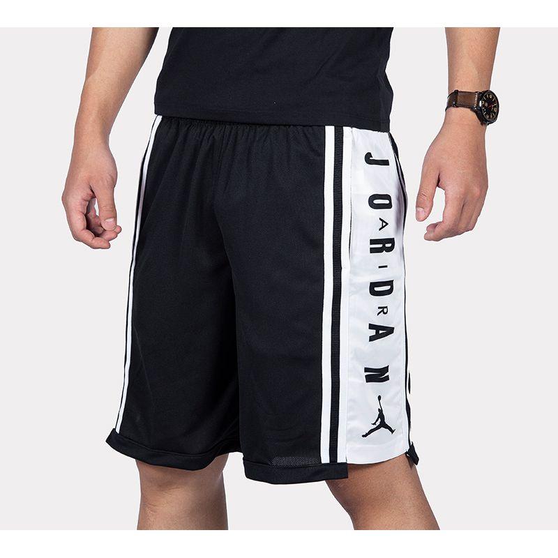Jordan HBR Quick-Drying Breathable Basketball Shorts Men Bottoms Black White BQ8393-010