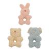 Squeaky Plush Toys for Small Dogs Stuffed Animal Dog Chew Toy, Bear Bunny Crinkle Interactive Boredom Relief Accessories Snuffle Toy with Center Hole