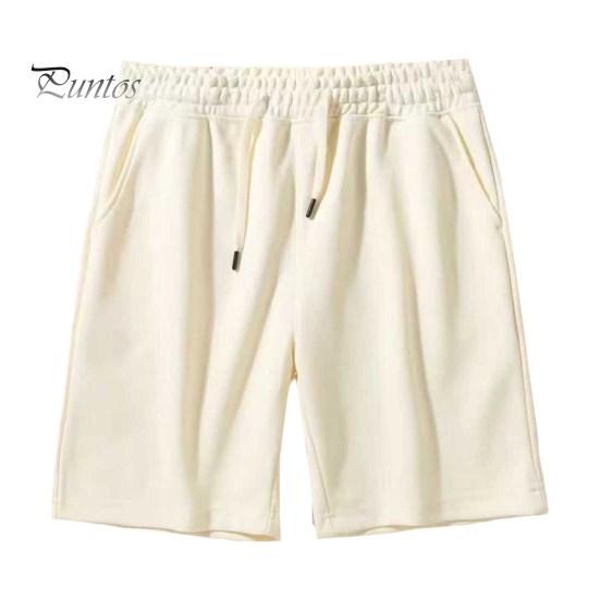 

Мужские повседневные шорты, однотонные, обычного кроя, с укрепленными карманами, регулируемые летние шорты со шнурком L бежевый