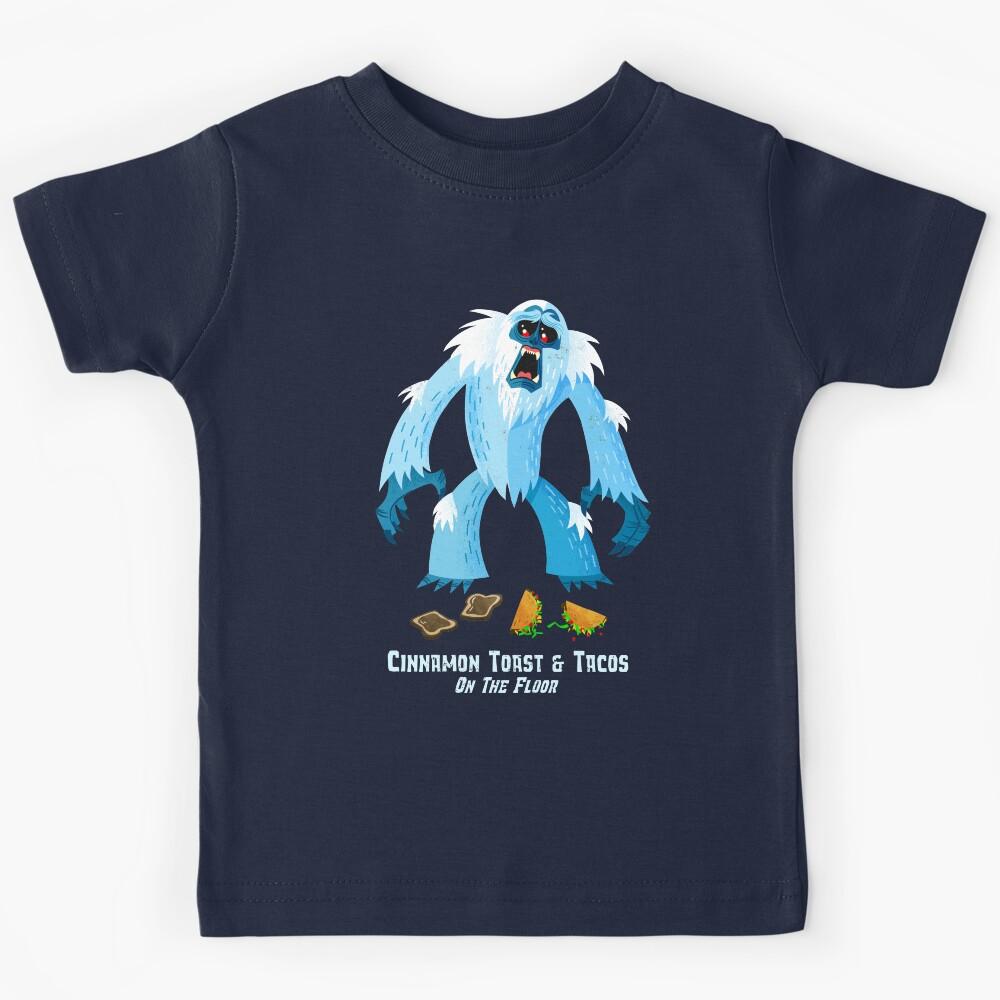 Cinnamon Toast and Tacos on the Floor Kids T-Shirt 170